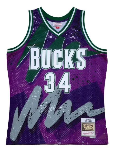 Mitchell & Ness Ray Allen NBA Milwaukee Bucks 2000 Hyper Hoops Swingman tank top