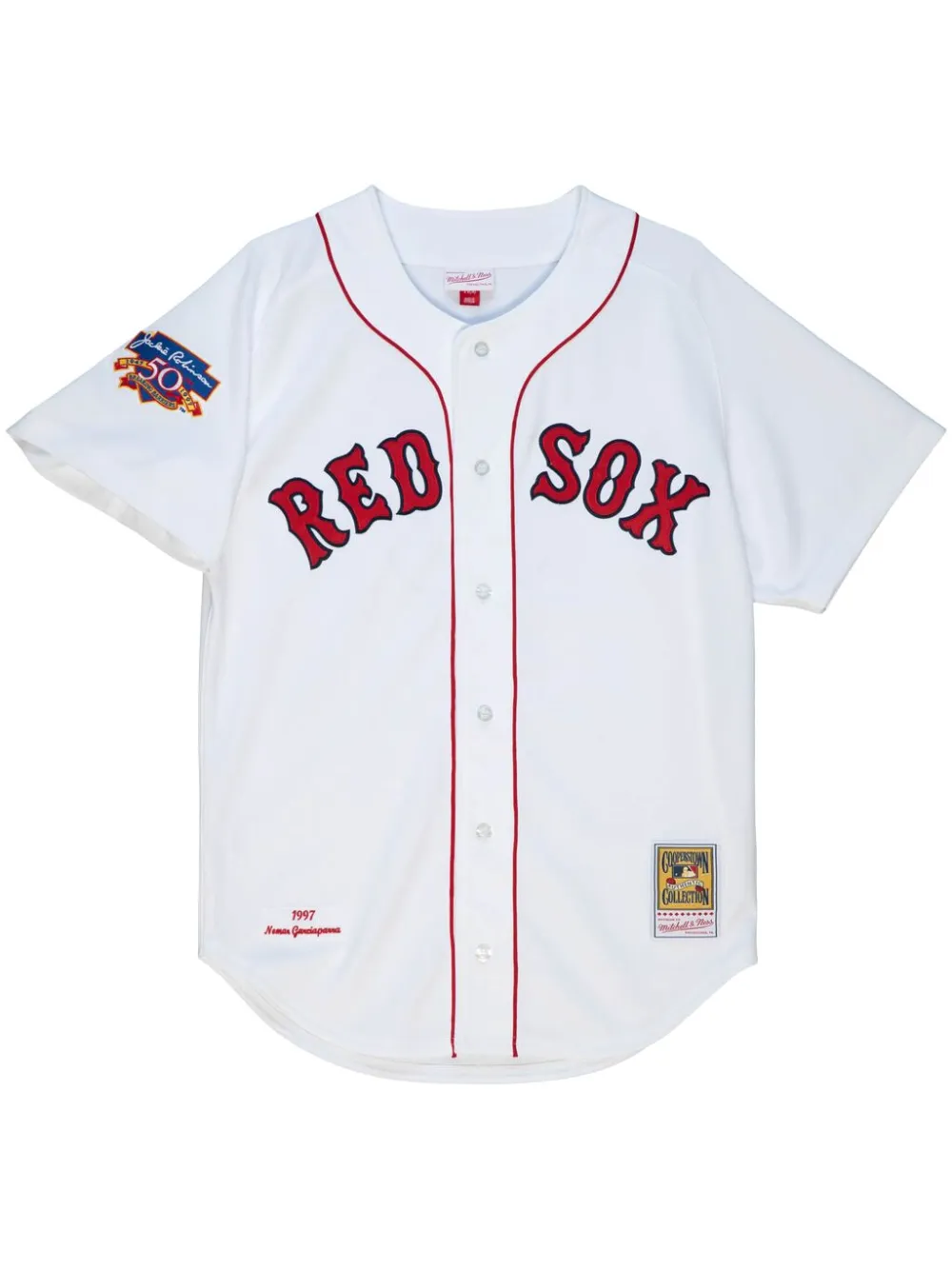 Mitchell & Ness "MLB Boston Red Sox 1997 Nomar Garciaparra" baseball jersey | White | Image 1
