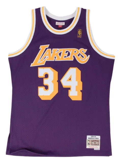 Mitchell & Ness Shaquille O'Neal NBA Los Angeles Lakers 1996 Road Swingman tank top