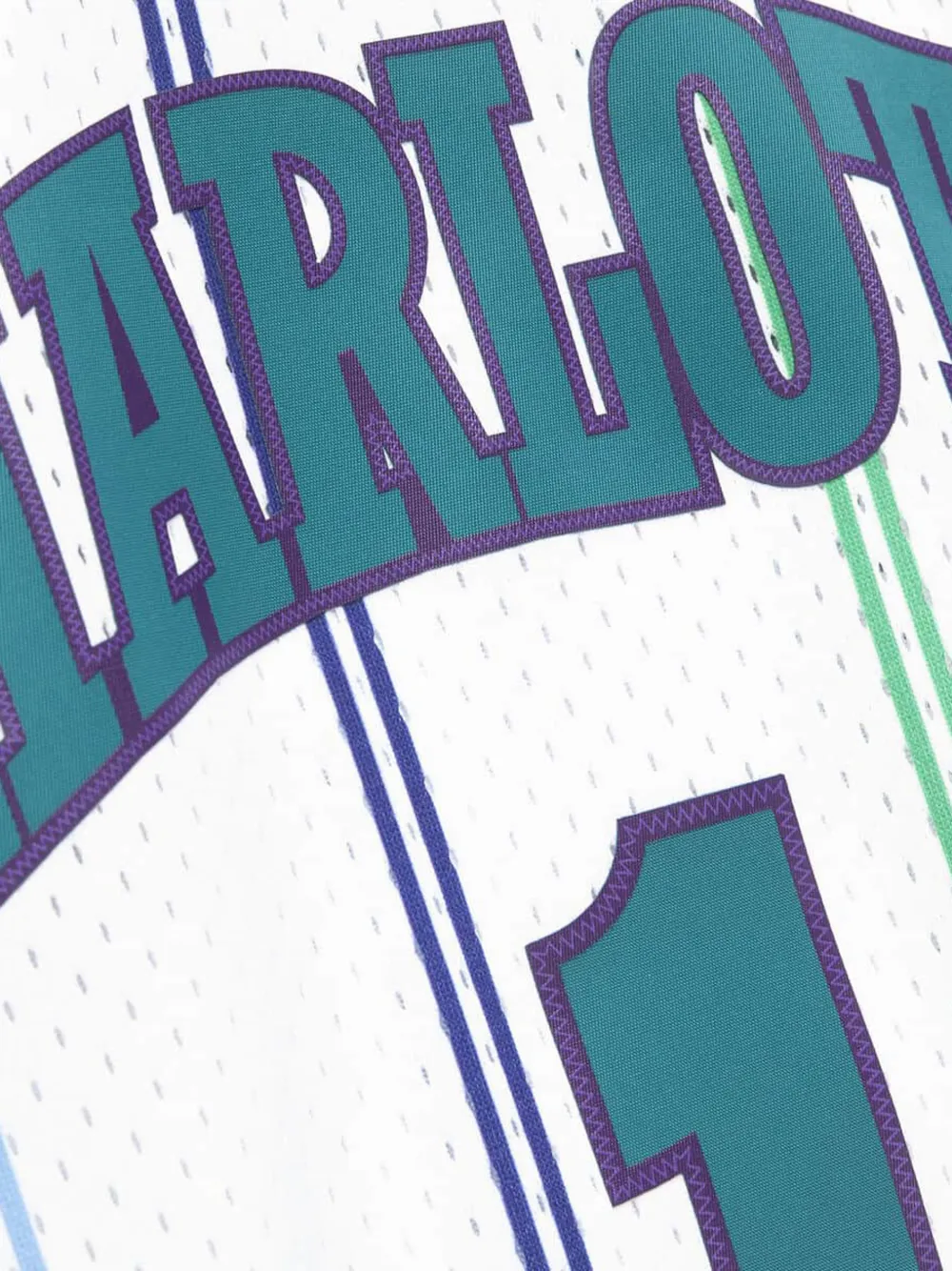 Mitchell & Ness "NBA Charlotte Hornets 1999 Baron Davis" swingman jersey top Wit