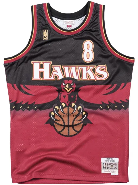 Mitchell & Ness "NBA Atlanta Hawks 96 Steve Smith" Swingman Road jersey vest top