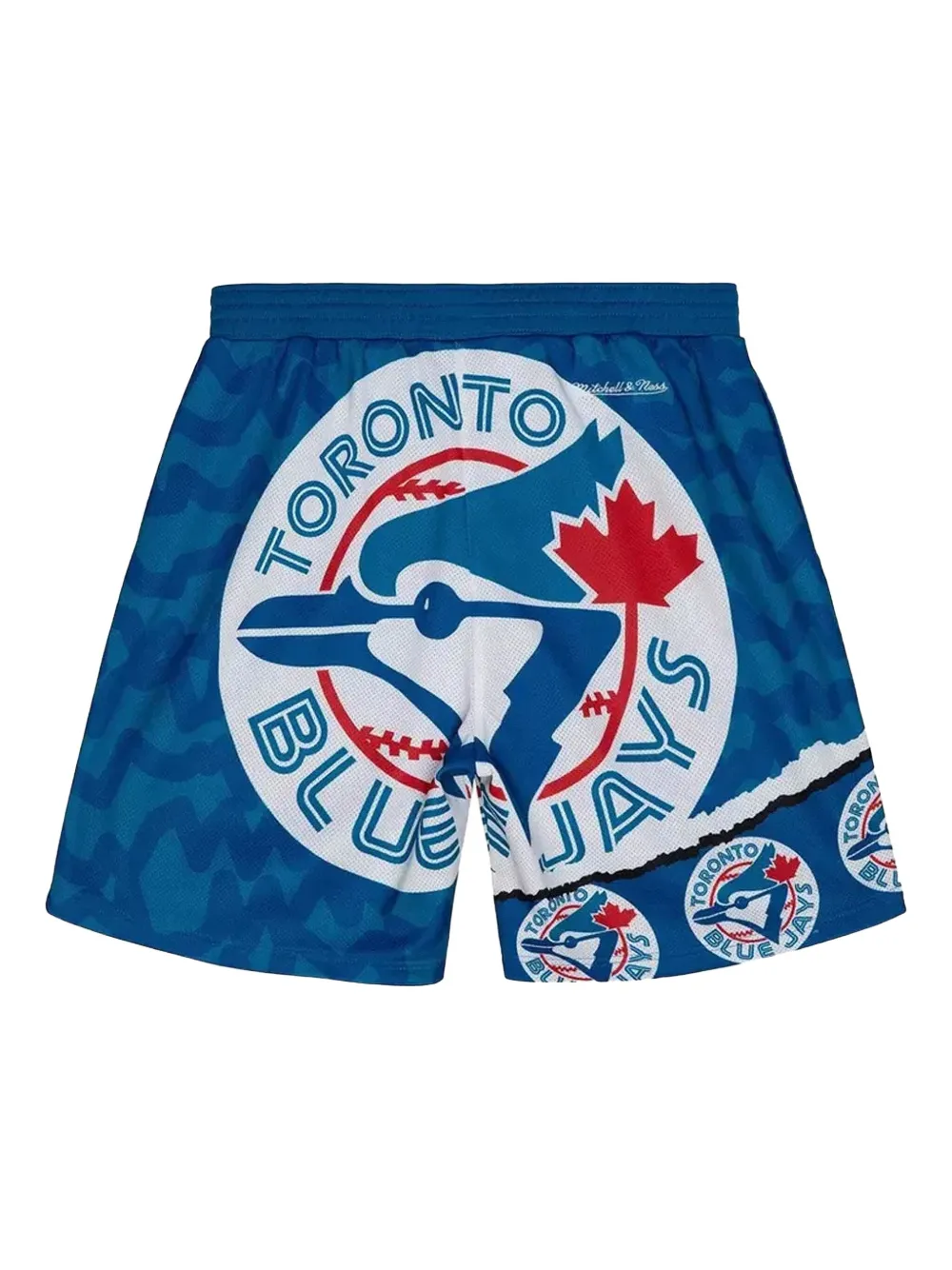 Mitchell & Ness blue jays sublimated shorts Blauw