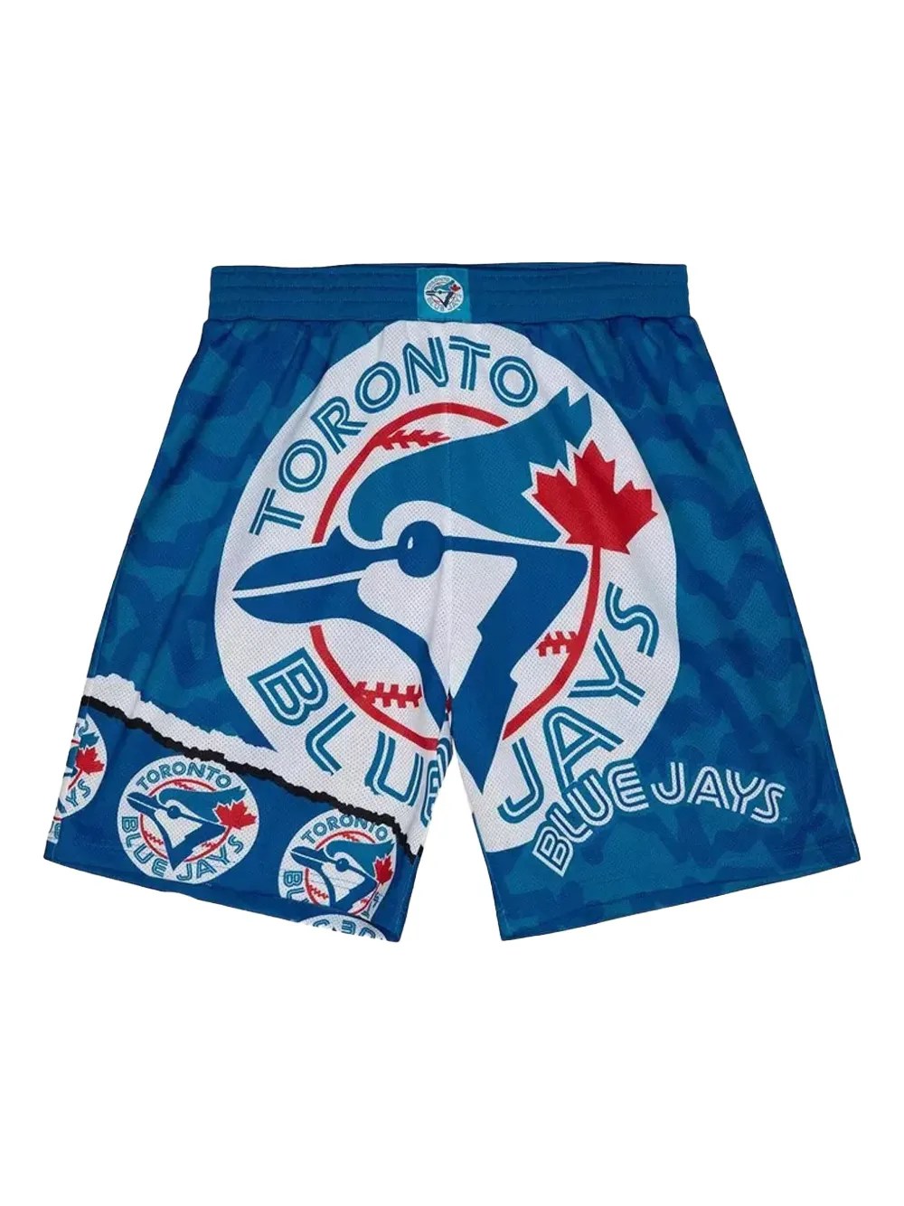 Mitchell & Ness blue jays sublimated shorts Blauw