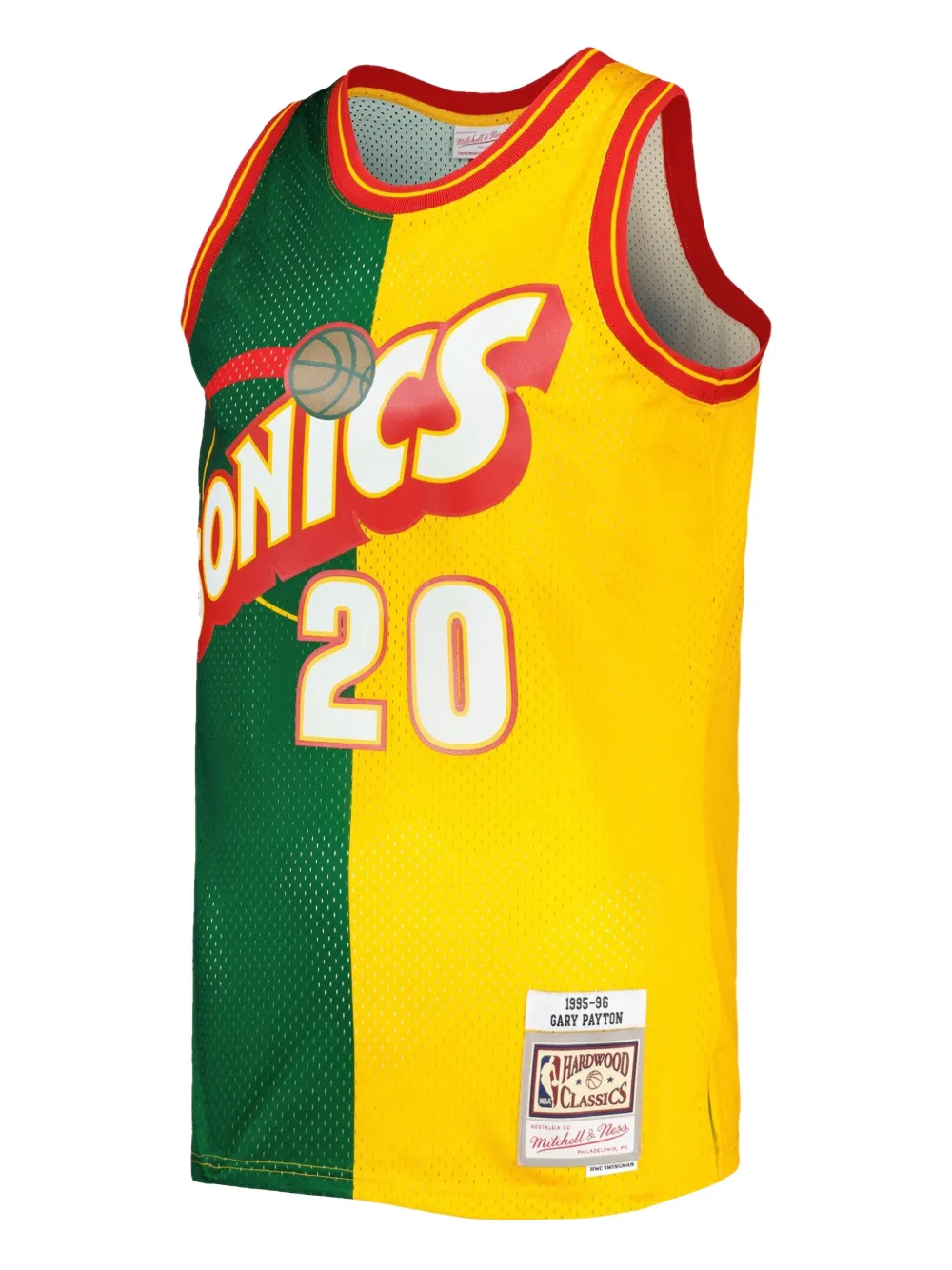 x NBA Seattle Supersonics 1995 Gary Payton Split Swingman tank top