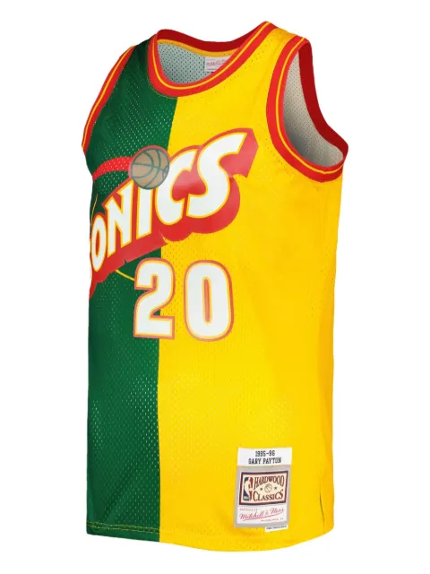 Mitchell & Ness x NBA Seattle Supersonics 1995 Gary Payton Split Swingman tank top