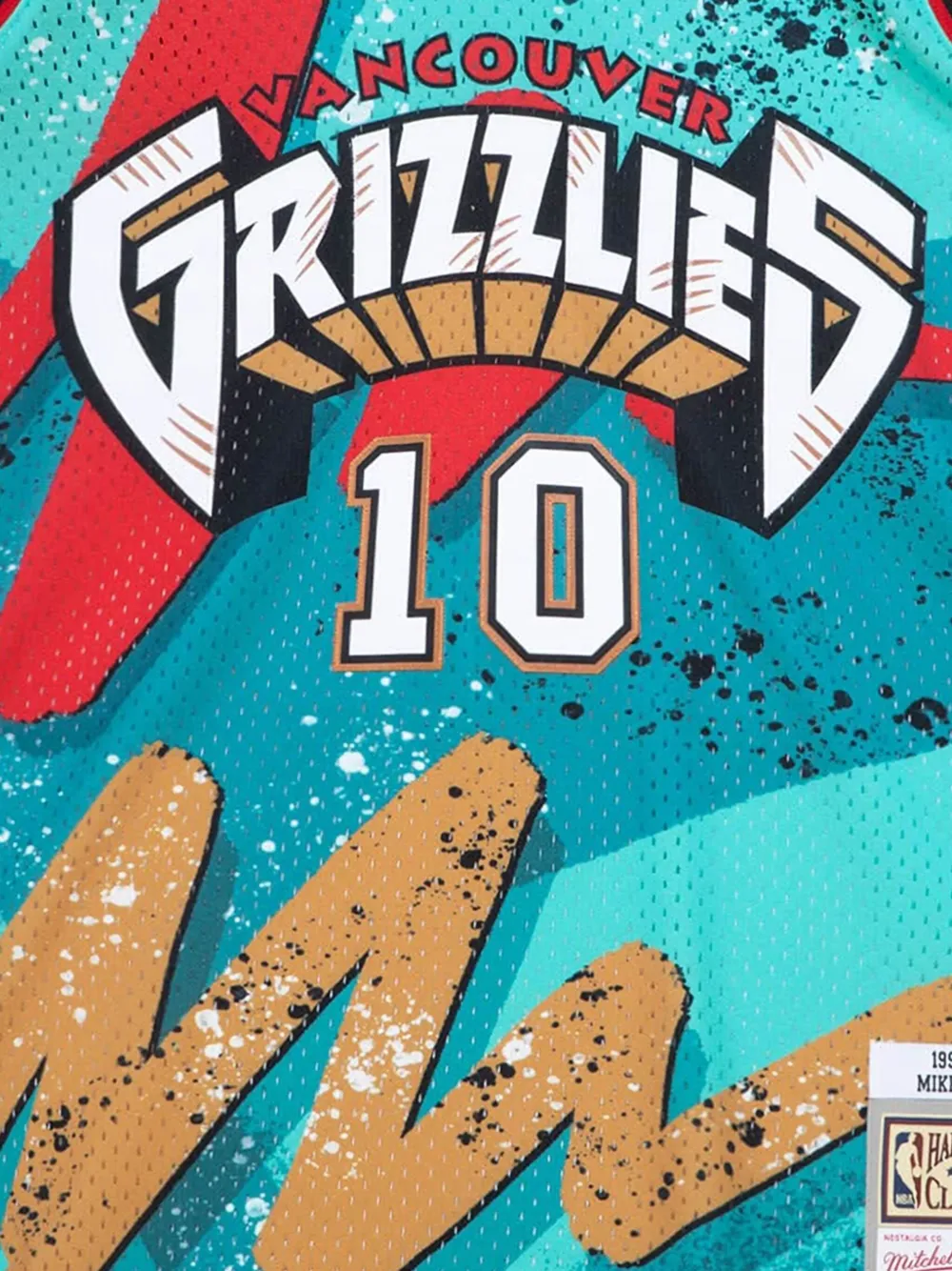 Mitchell & Ness Mike Bibby NBA Vancouver Grizzlies 1998/99 Swingman tank top - Groen
