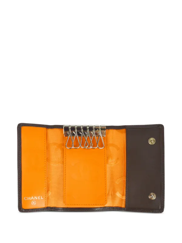 CHANEL Pre-Owned 2006 カンボンライン キーケース | ブラウン 