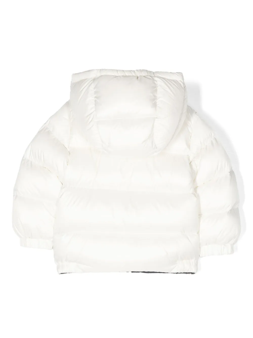 Moncler Enfant Donsjack met logopatch - Wit