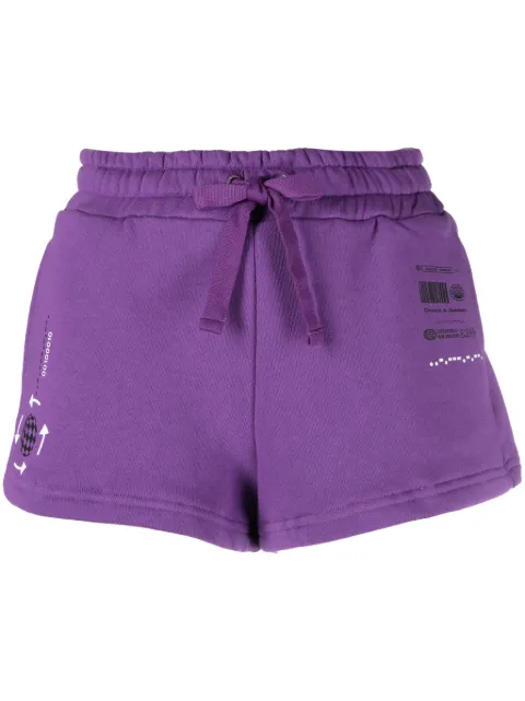 Dolce & Gabbana DG VIBE cotton track shorts