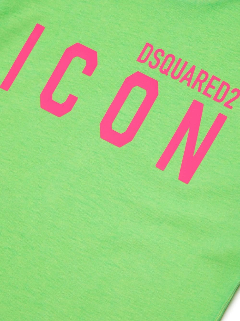 Shop Dsquared2 Icon Logo-print Cotton T-shirt In Green