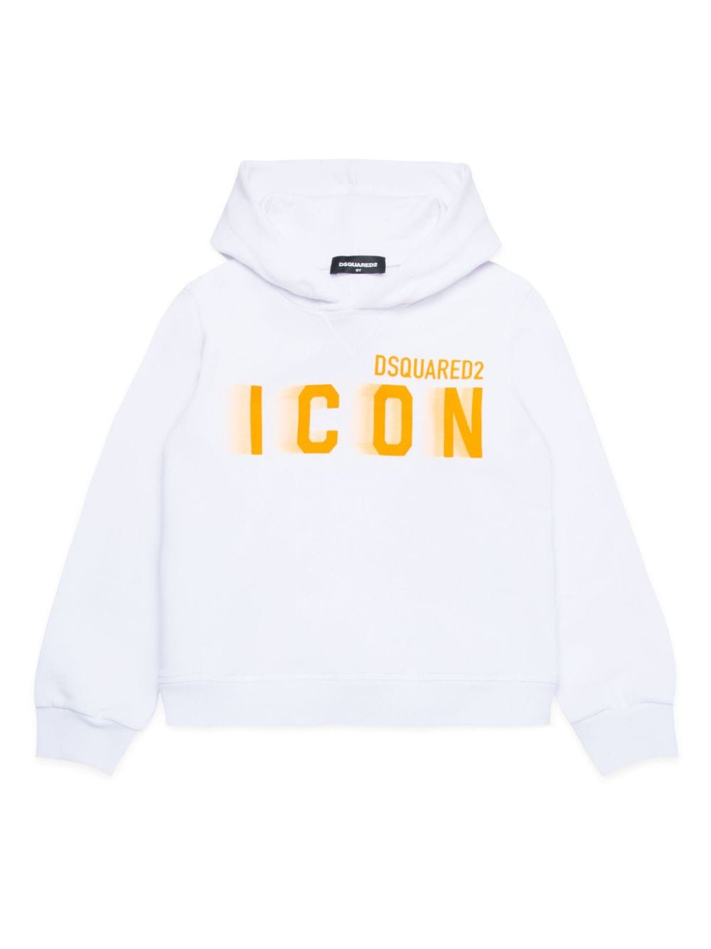 Dsquared2 Kids' Icon-print Cotton Hoodie In White