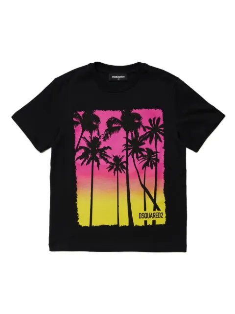DSQUARED2 KIDS graphic-print cotton T-shirt