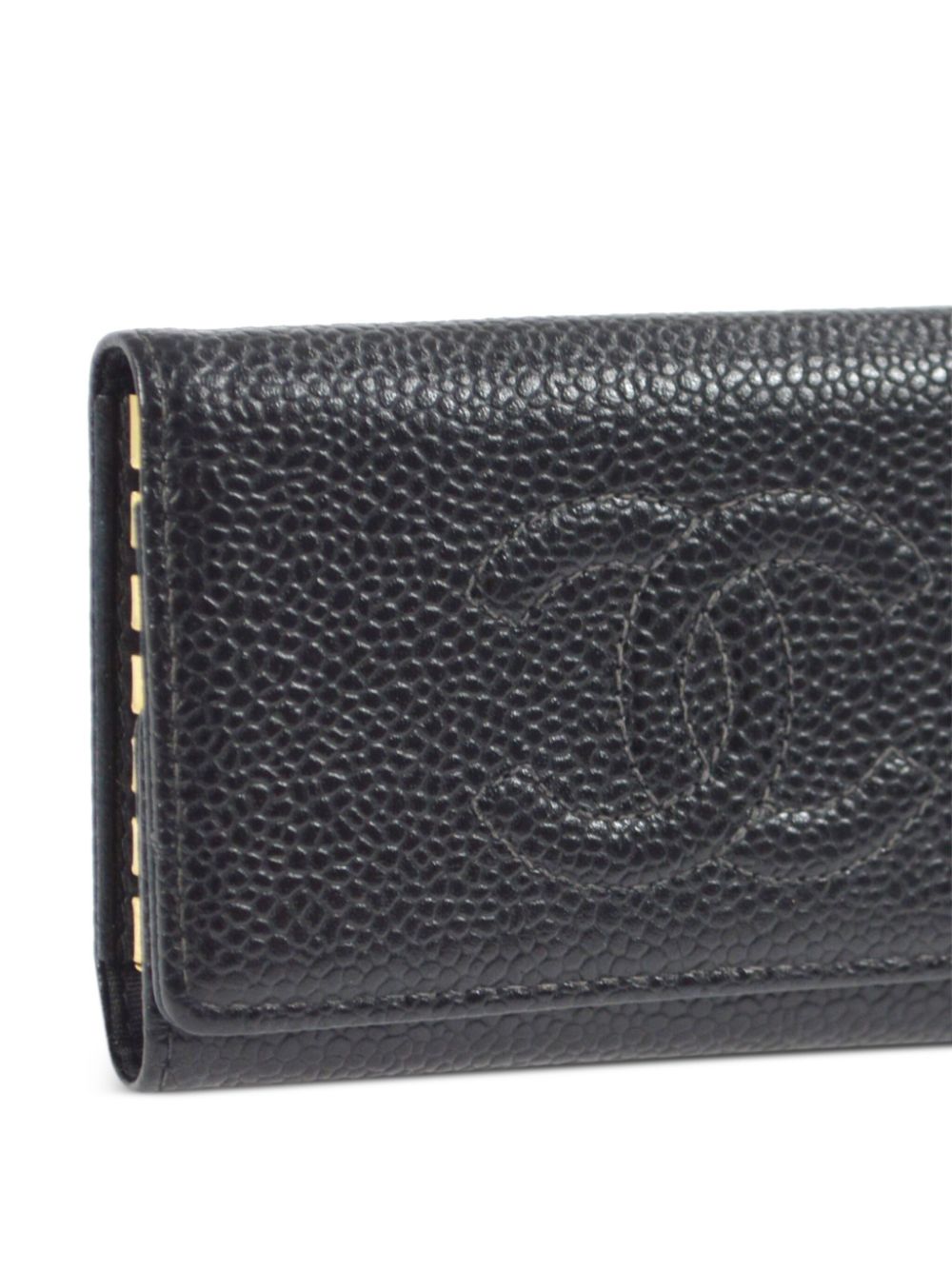 CHANEL 2002 Interlocking CC key case Women