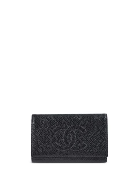 CHANEL 2002 Interlocking CC key case Women