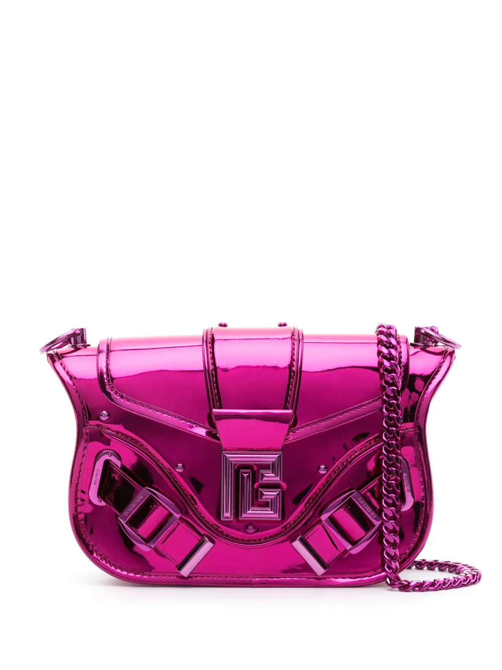 Balmain Blaze Patent Crossbody Bag Farfetch