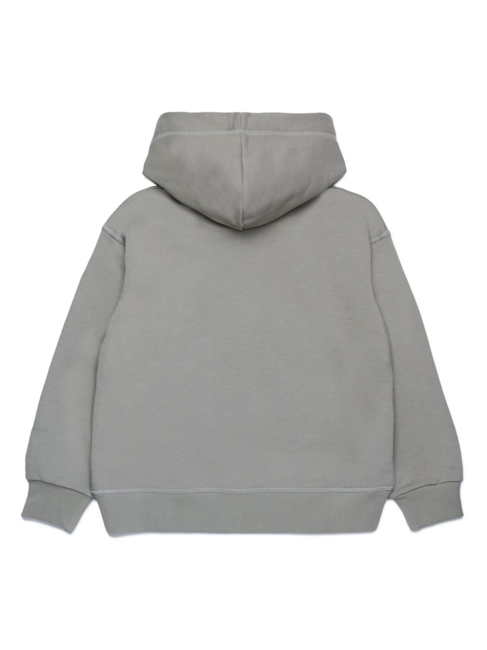Shop Dsquared2 Logo-print Jersey Hoodie In Grey