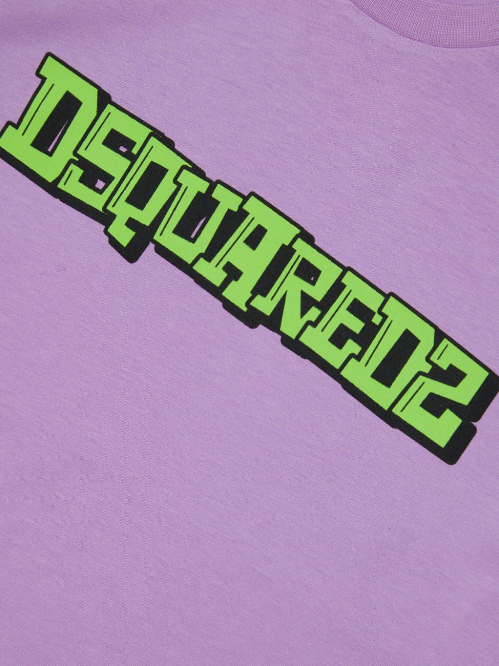 Dsquared2 Kids T-shirt met logoprint Paars