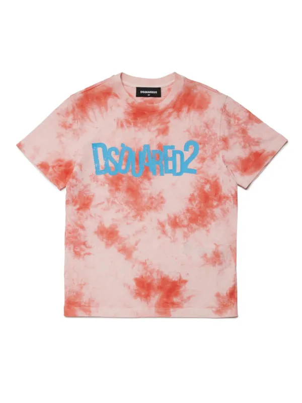 DSQUARED2 KIDS タイダイ Tシャツ | レッド | FARFETCH JP