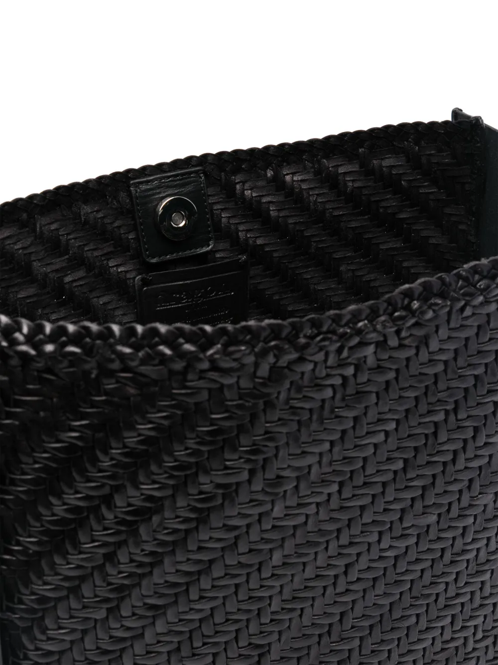 DRAGON DIFFUSION Wanaka leren shopper Zwart