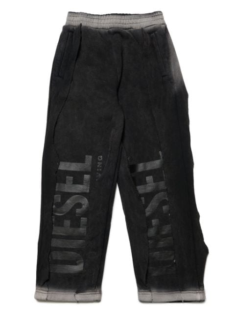 Diesel Kids pants con logo estampado
