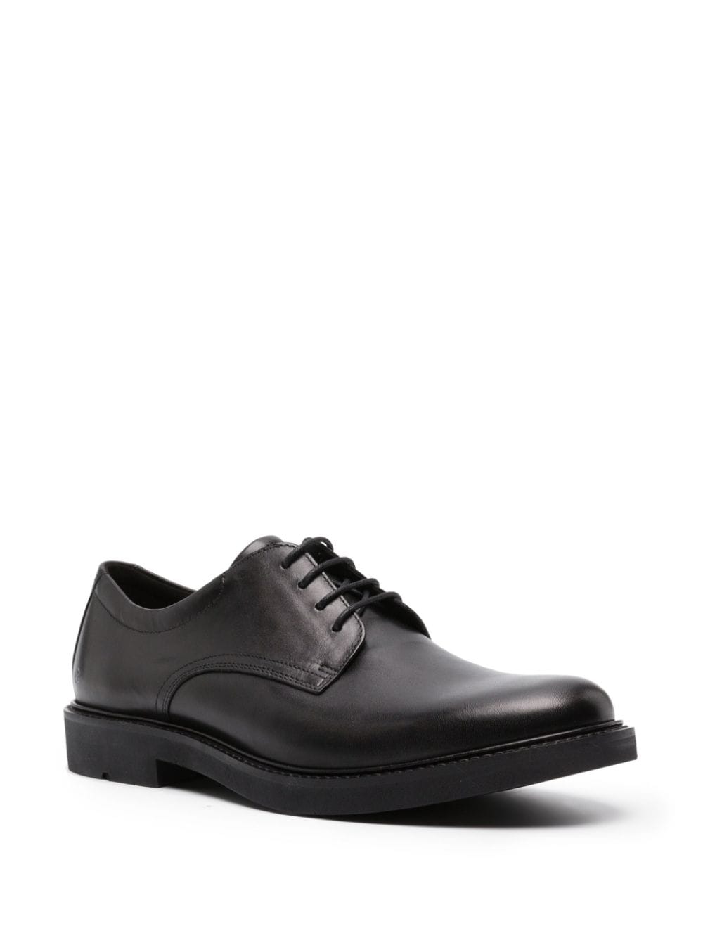 Shop Ecco Metropole London Leather Derby Shoes In Black