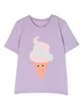 WAUW CAPOW by BANGBANG Vacay ice cream-patch T-shirt - Purple