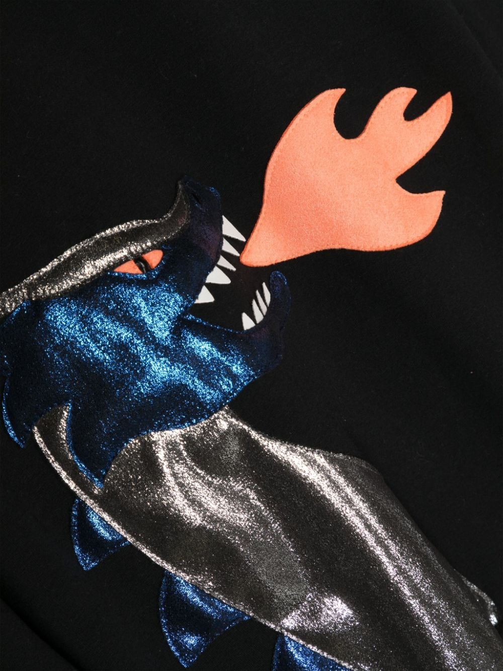 WAUW CAPOW by BANGBANG Sweater met applicatie Zwart