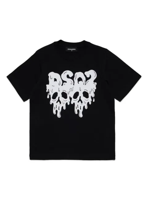 Dsquared2 Kids Unisex T Shirt In Light Gray