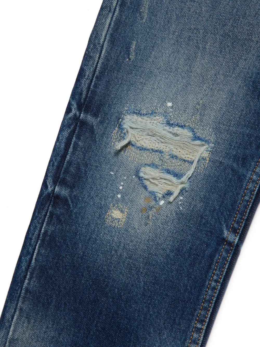 Shop Diesel 2010 J Mid-ride Straight-leg Jeans In Blue