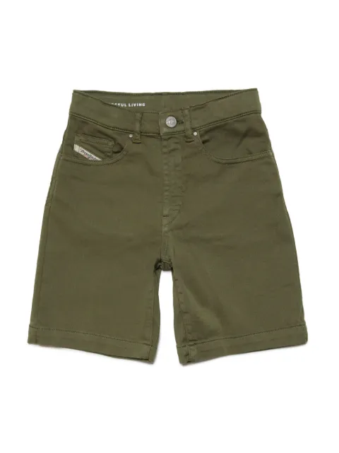 Diesel Kids شورت جينز D-MACS-SH-J بشارة شعار الماركة