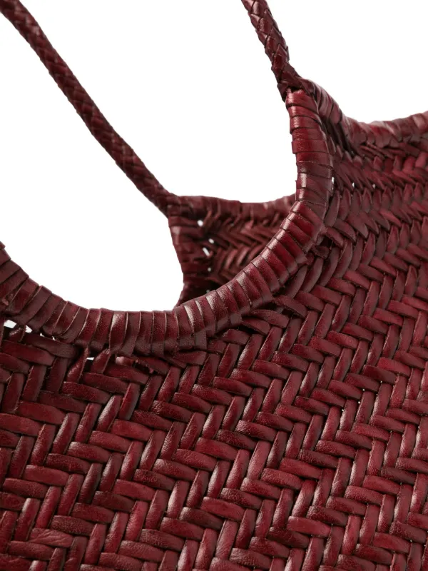 DRAGON DIFFUSION Large Nantucket Leather Tote Bag | Red