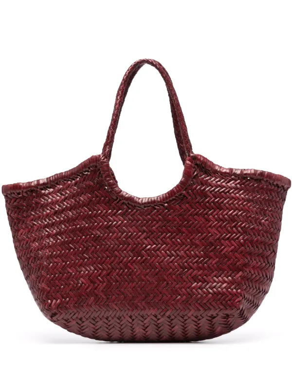 DRAGON DIFFUSION Nantucket レザーハンドバッグ L | レッド