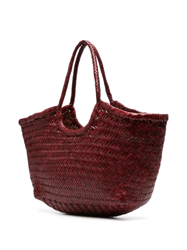 DRAGON DIFFUSION Large Nantucket Leather Tote Bag | Red