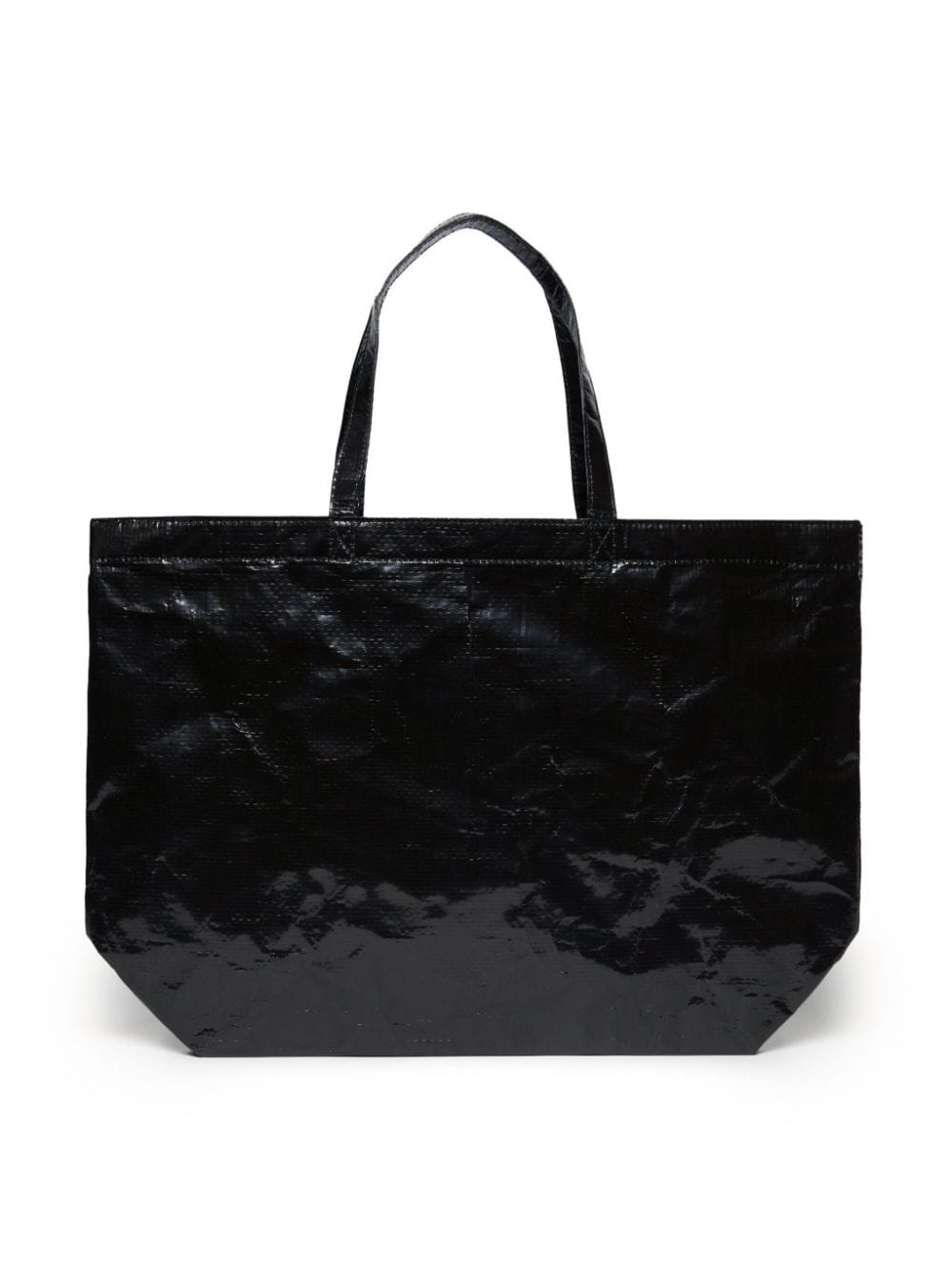 Shop Diesel Weoder Logo-print Tote Bag In Black