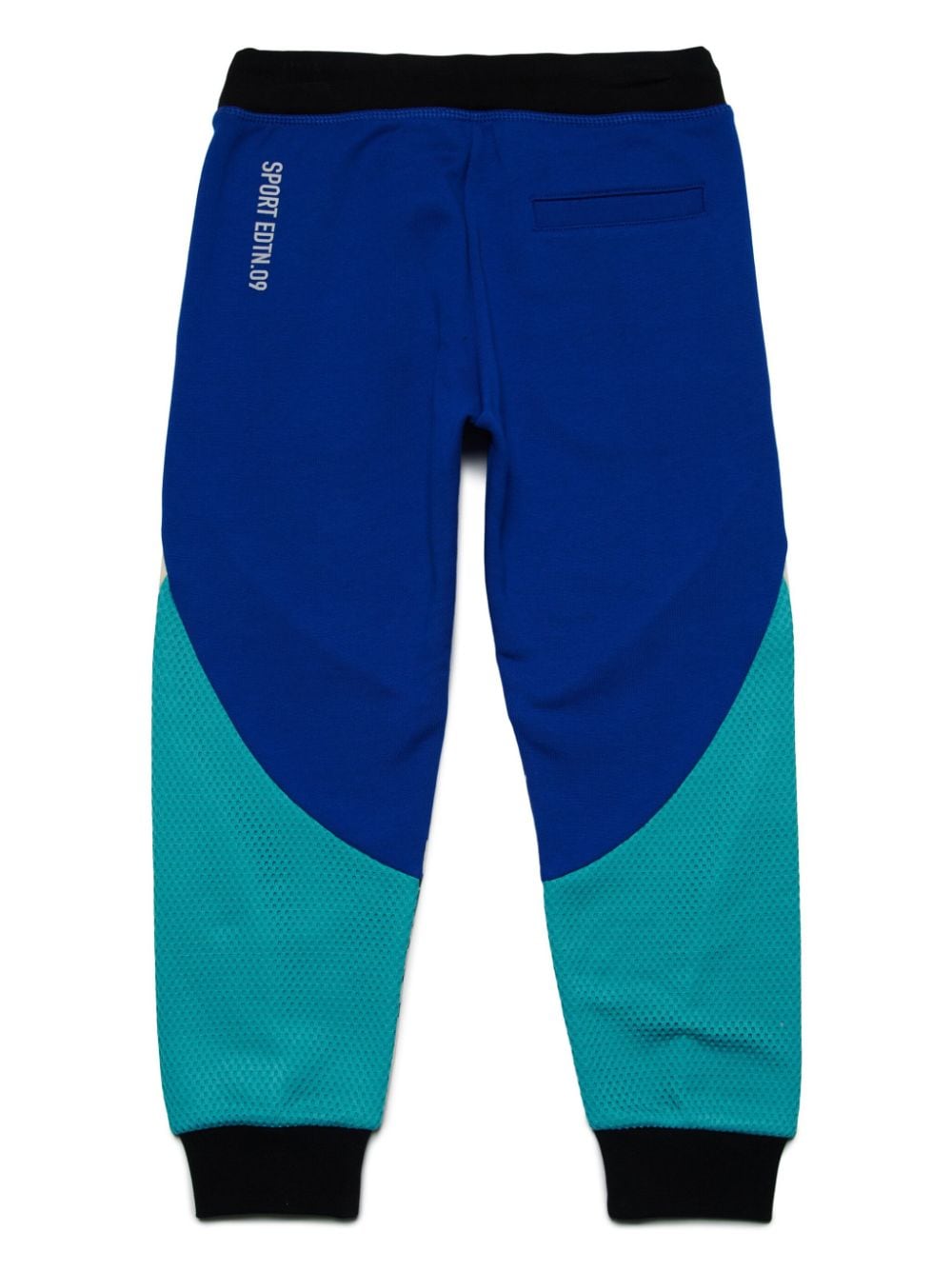 Shop Dsquared2 Logo-print Panelled Track Pants In Blue