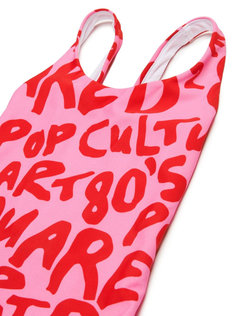 Shop Dsquared2 Slogan-print Swimsuit In Pink