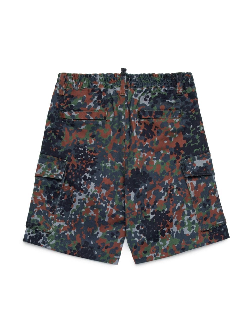 Shop Dsquared2 Camouflage-print Shorts In Green