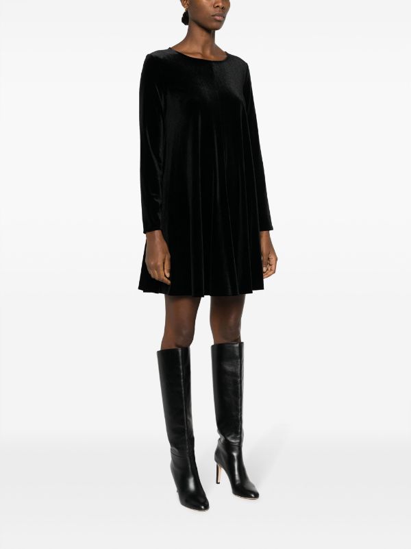 Cos black velvet on sale dress