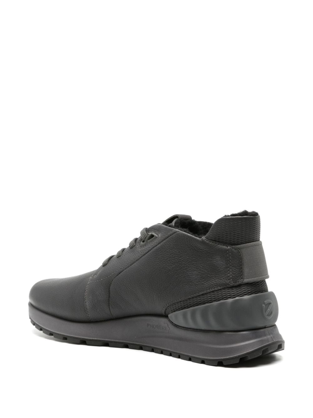 Shop Ecco Astir Waterproof Leather Sneakers In Neutrals