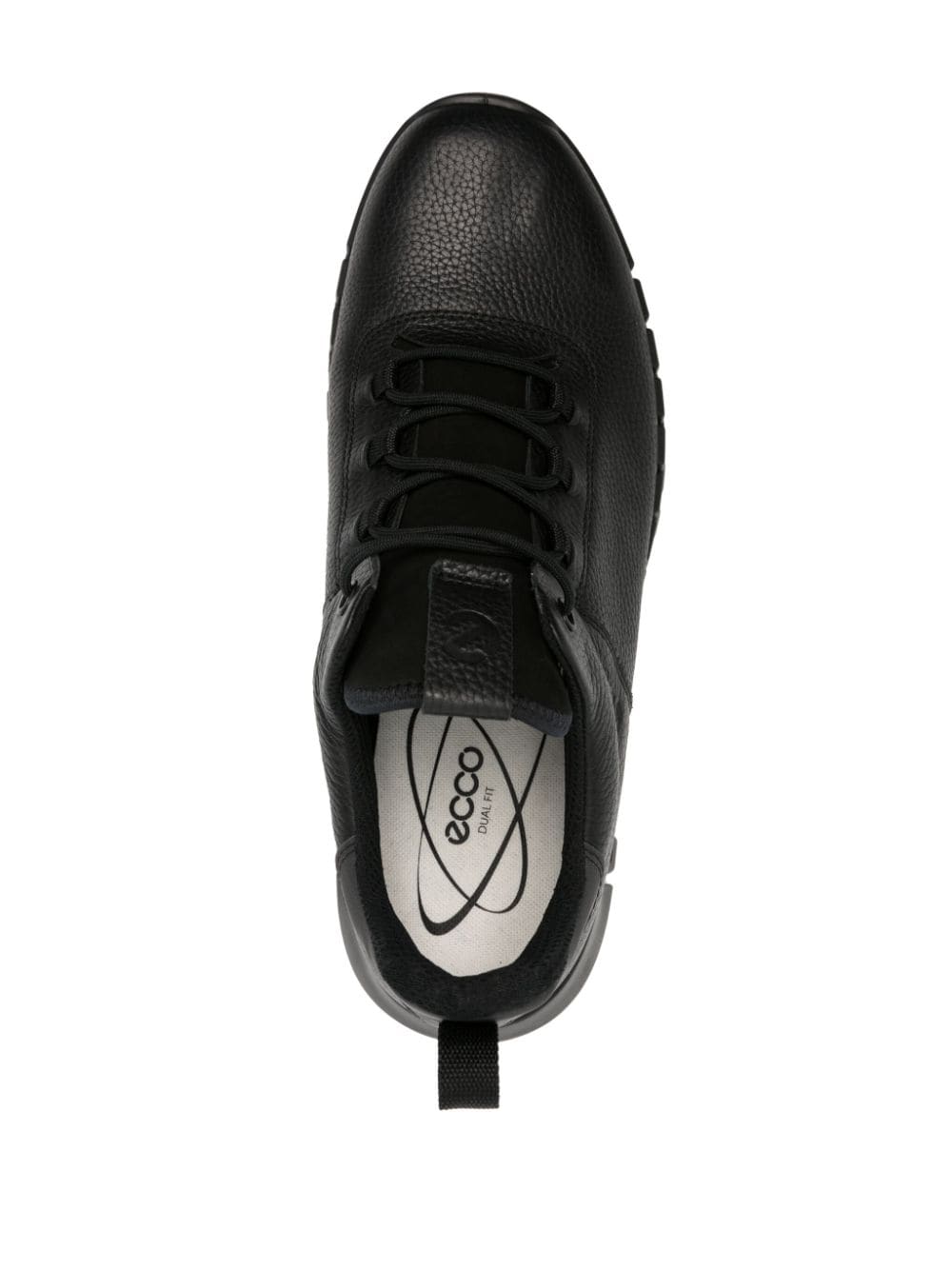 Shop Ecco Gruuv Waterproof Leather Sneakers In Black