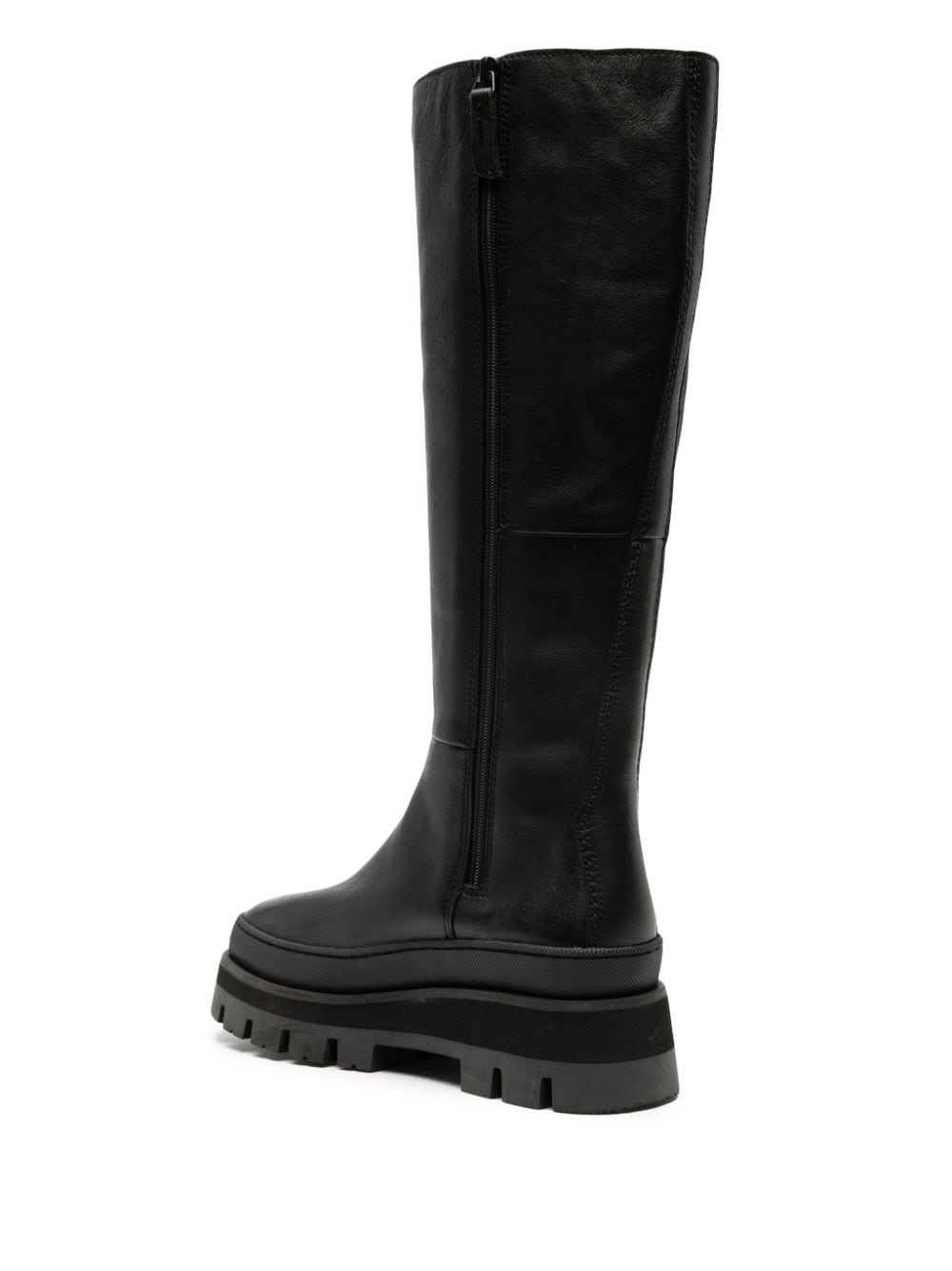 Shop Clarks Orianna 2 Hi Chunky Leather Boots In Black