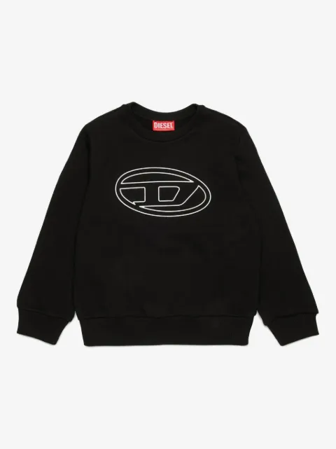 Diesel Kids sweat en coton à logo imprimé