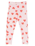 WAUW CAPOW by BANGBANG Camille Lovey heart-print leggings - Orange
