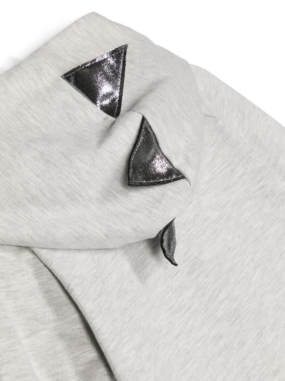 Shop Wauw Capow By Bangbang Dragon Dean Mélange Hoodie In Grey