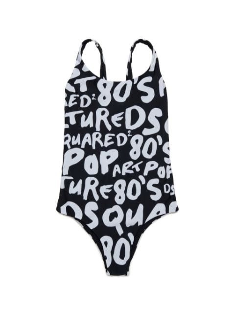 Dsquared2 Kids slogan-print swimsuit