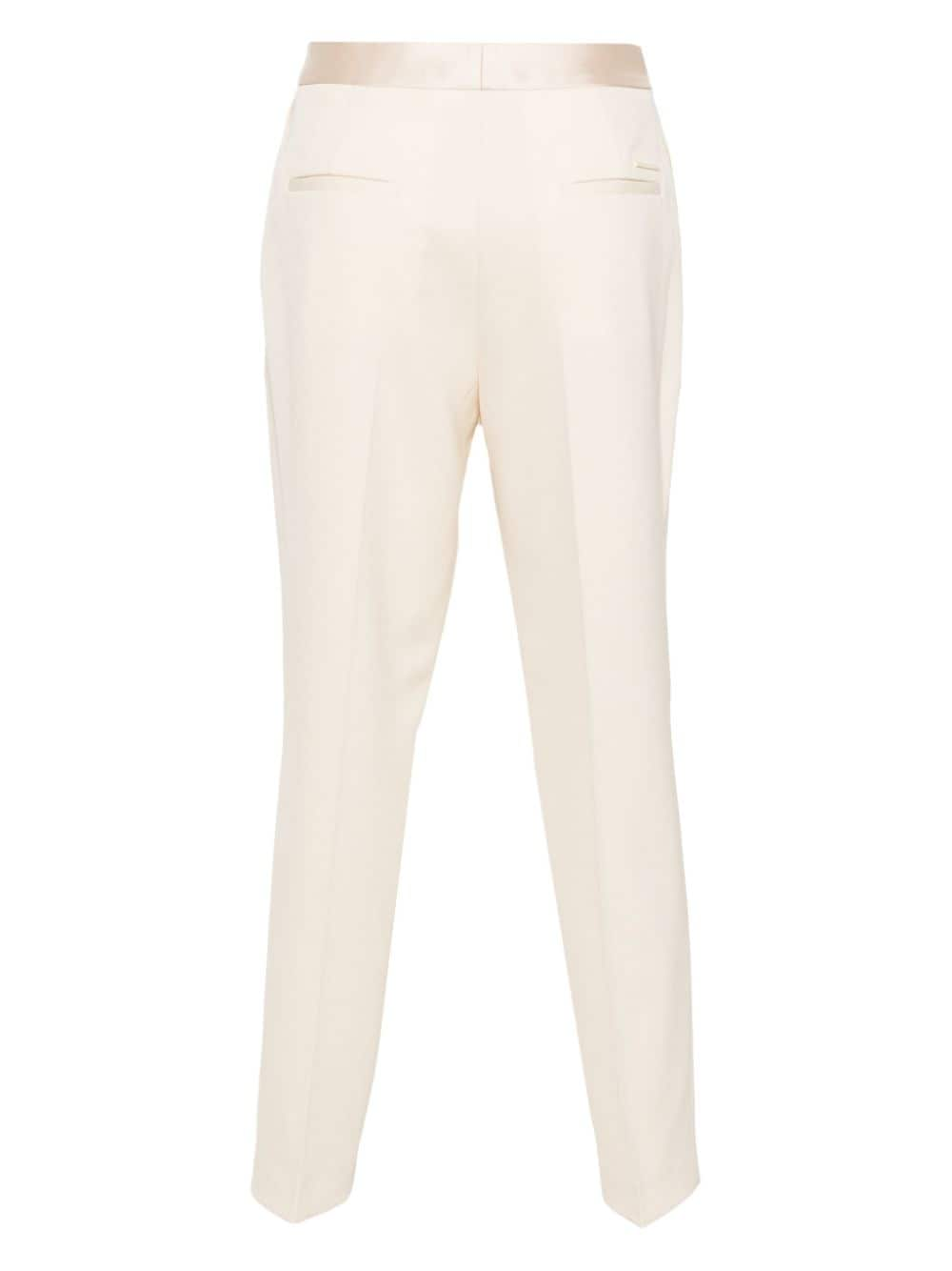 Calvin Klein Broek met toelopende pijpen - Beige