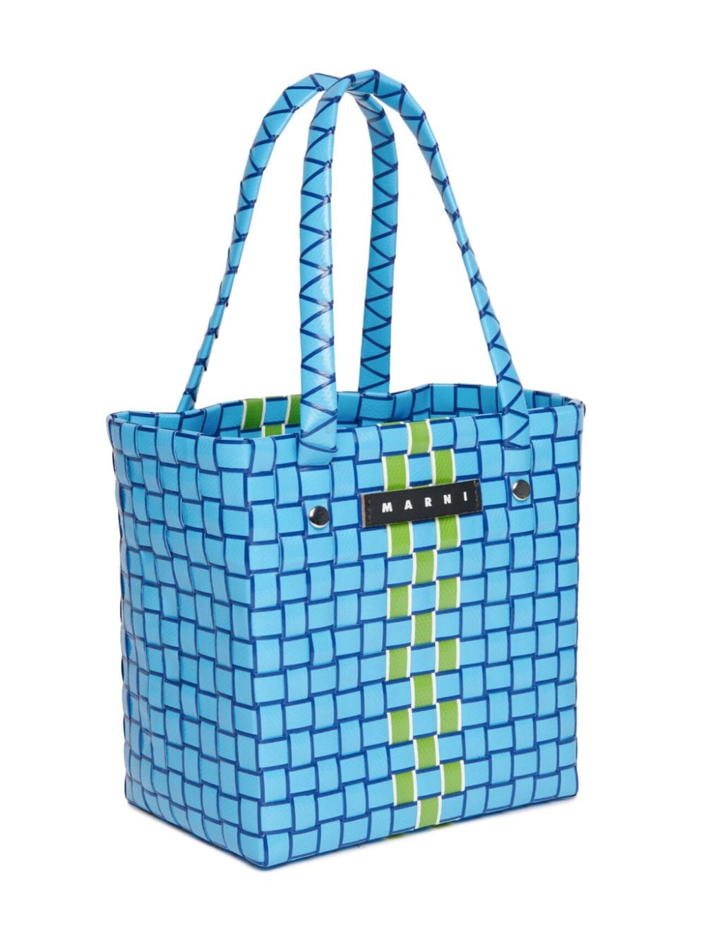 Marni Kids Box tas met logopatch Blauw