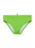 DSQUARED2 KIDS Beach-print swim briefs - Green