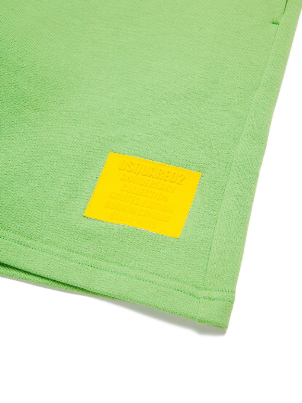 Shop Dsquared2 Logo-appliqué Cotton Shorts In Green