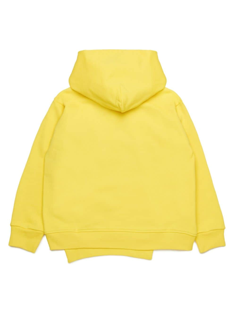 Dsquared2 Kids Hoodie met asymmetrische afwerking Geel